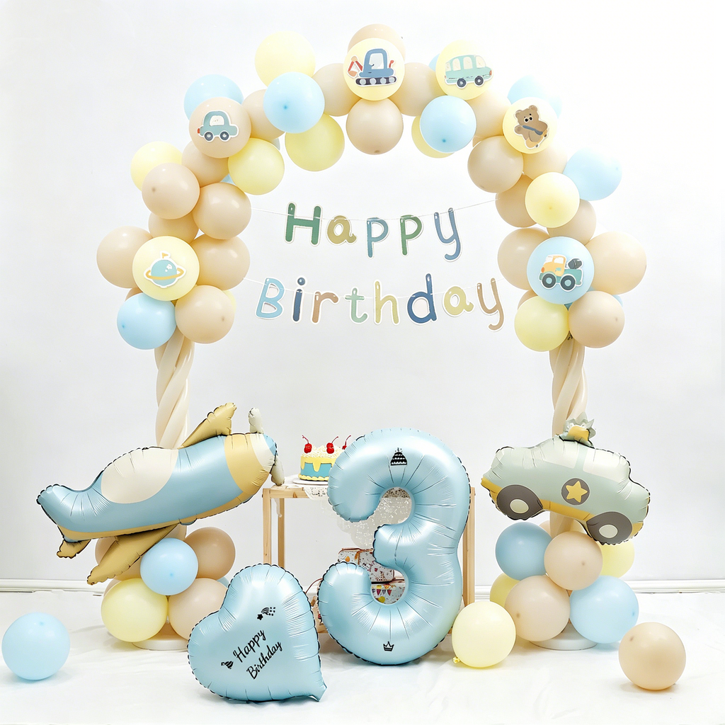Flowerva Cartoon Animal Balloon Arch Kit for Birthday Party Decoration