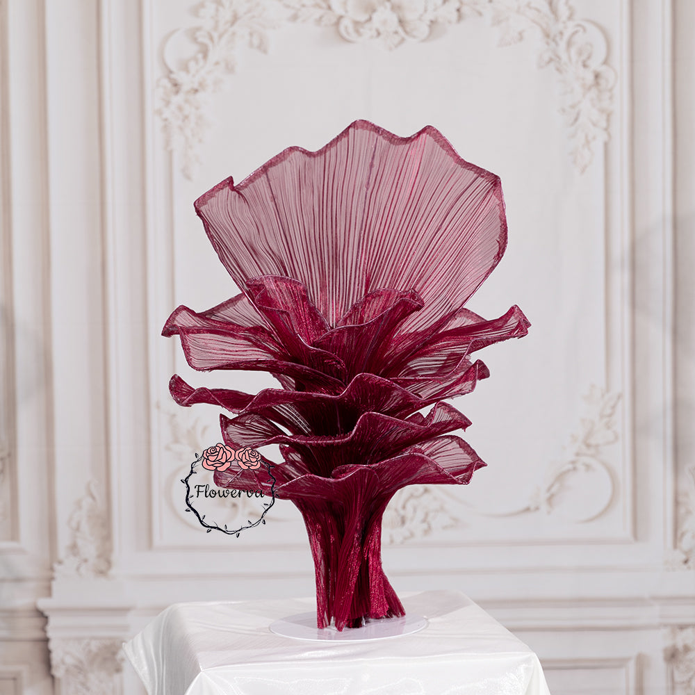 Flowerva Airy Wine Red Veil Eternal Table Flower
