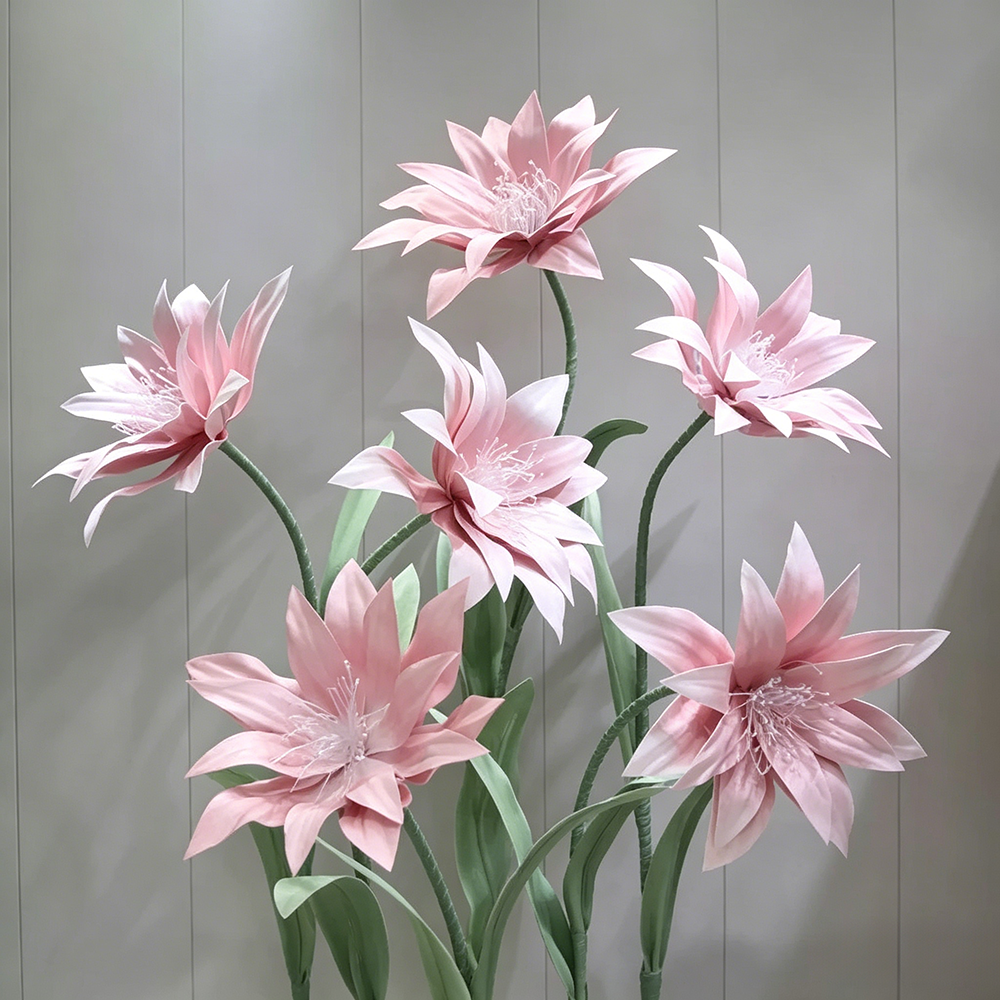 Flowerva Blush Night Bloom Premium Decor
