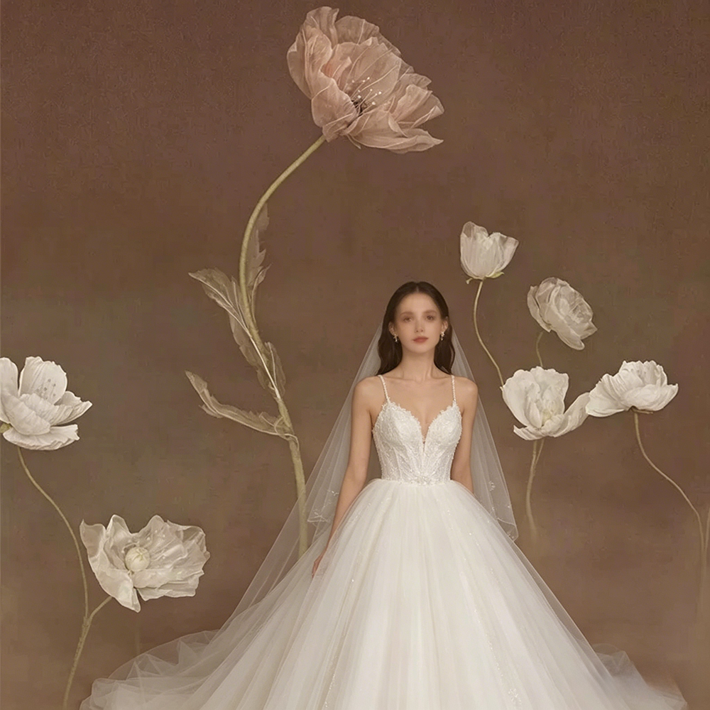 Flowerva Veil Poppy Ensemble Premium Decor