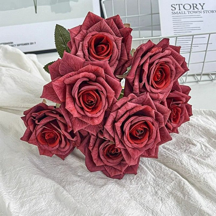 Flowerva  Cappuccino-Hued Premium Faux Rose