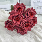 Flowerva  Cappuccino-Hued Premium Faux Rose