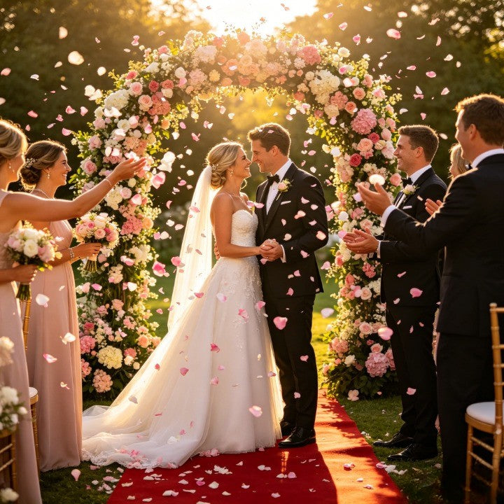 Flowerva  Proposal Scene Decor & Wedding Confetti — Pink