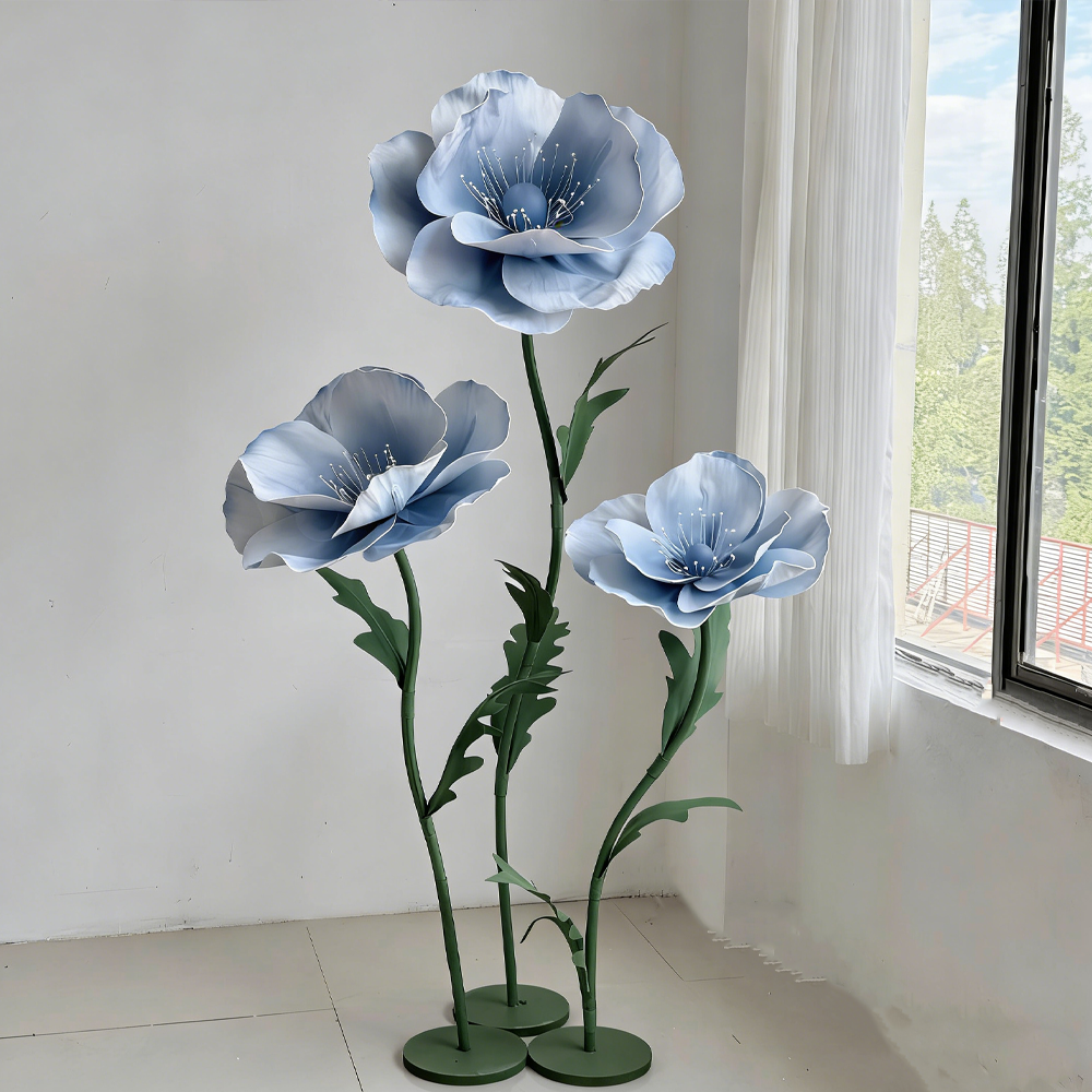 Flowerva Luminous Sheer Poppy Premium Flower