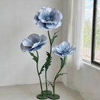 Flowerva Luminous Sheer Poppy Premium Flower