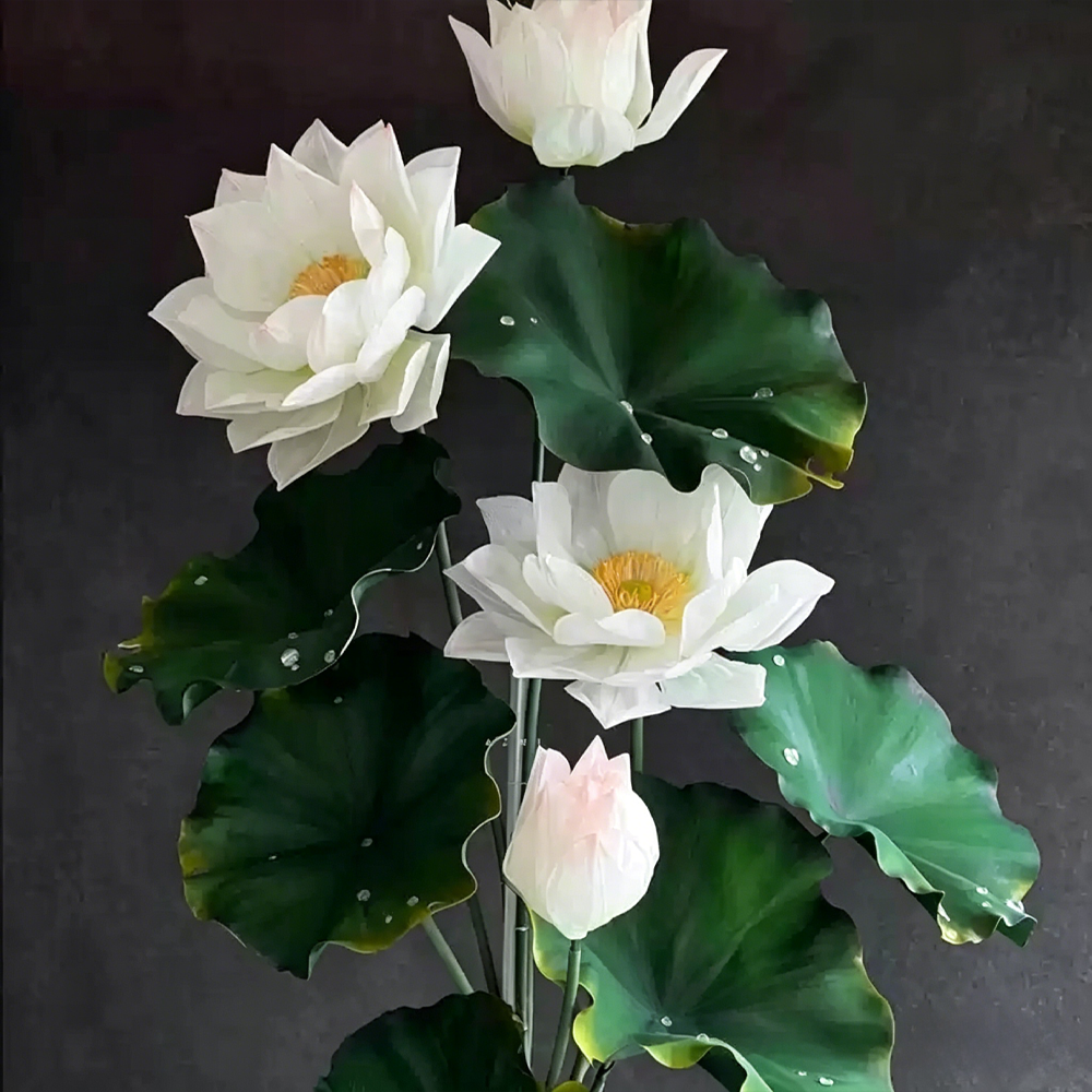 Flowerva Lotus Zen Grace Premium Decor