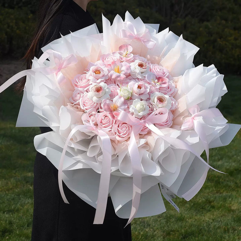 Flowerva Fairy’s Kiss Forever Bouquet Premium Decor
