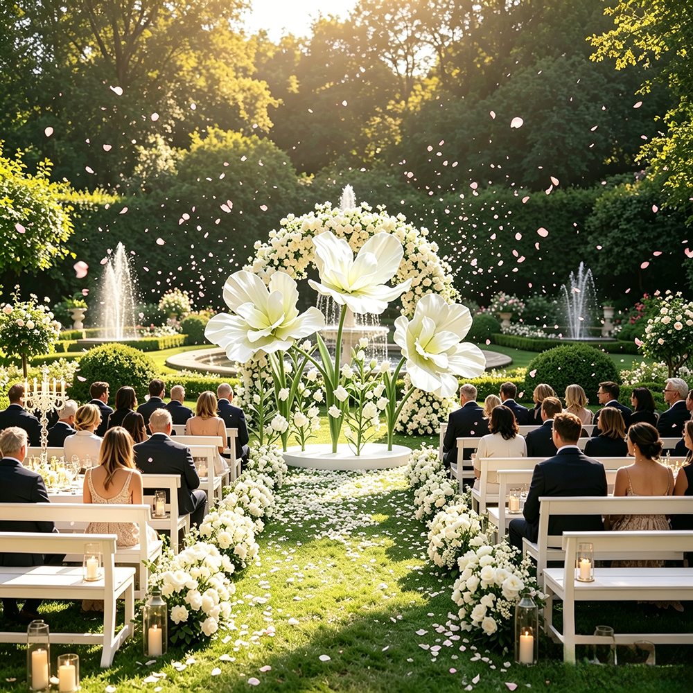 Flowerva Grand Petal Grove Premium Decor