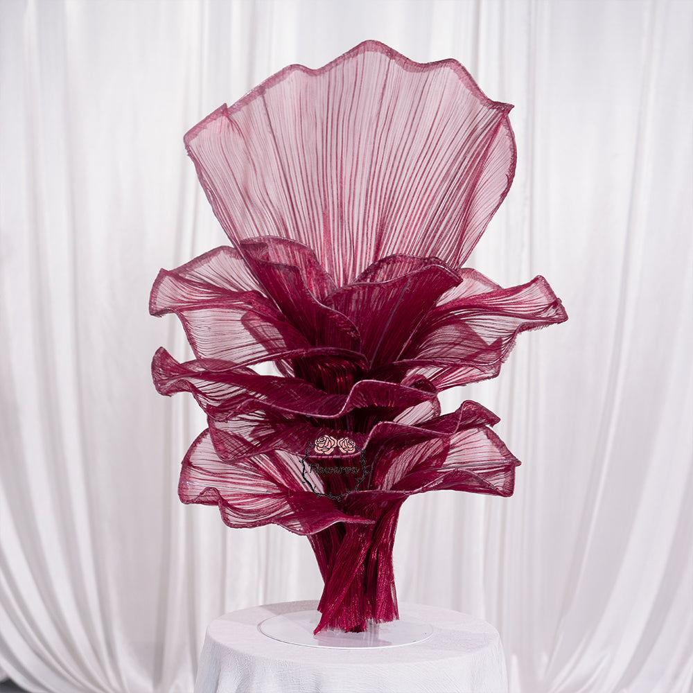 Flowerva Airy Wine Red Veil Eternal Table Flower