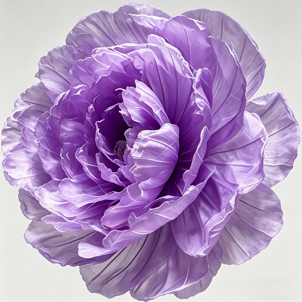 Flowerva Peony Veil Luminara Premium Decor