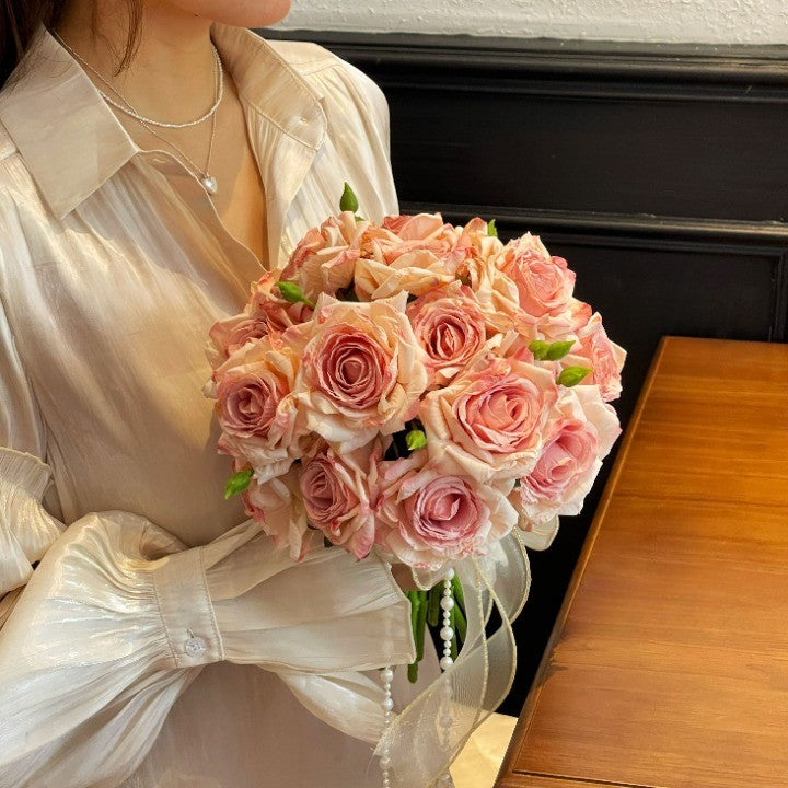 Flowerva  Exquisite Bridal Bouquet - Romantic Wedding Flower