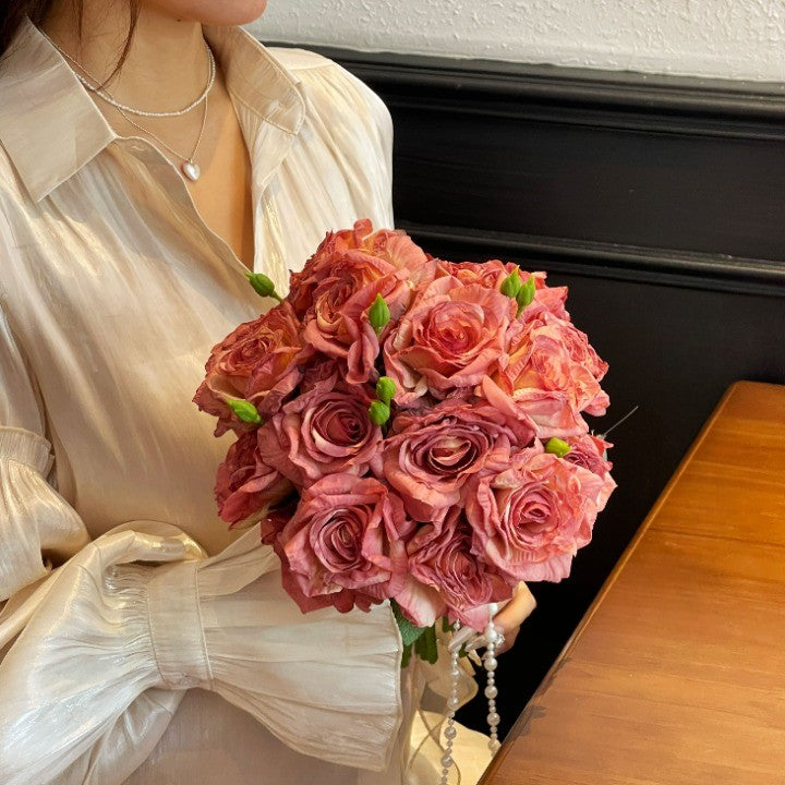 Flowerva  Exquisite Bridal Bouquet - Romantic Wedding Flower