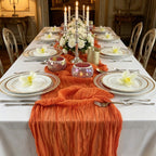 Flowerva  Lace Table Runner — Ideal for Dessert Tables, Weddings, Birthdays, Restaurants, and Draped Table Settings