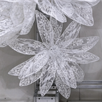 Flowerva Lace Silhouette Floral Art Installation