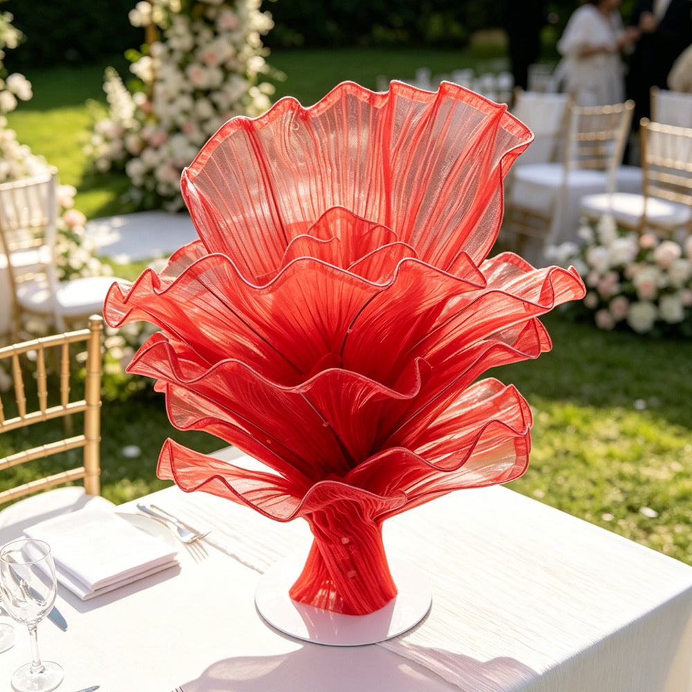 Flowerva Airy Red Veil Eternal Table Flower
