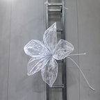 Flowerva Lace Silhouette Bloom Art Installation