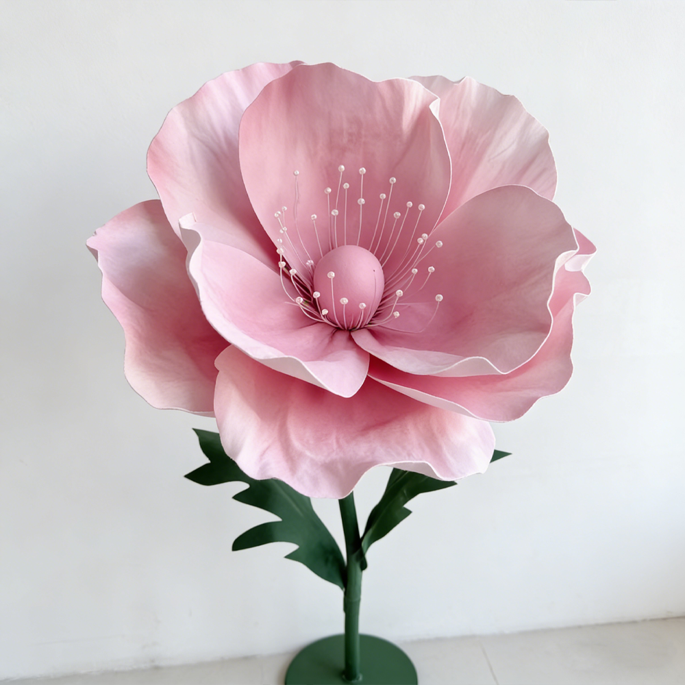 Flowerva Luminous Poppy Pink Premium Flower