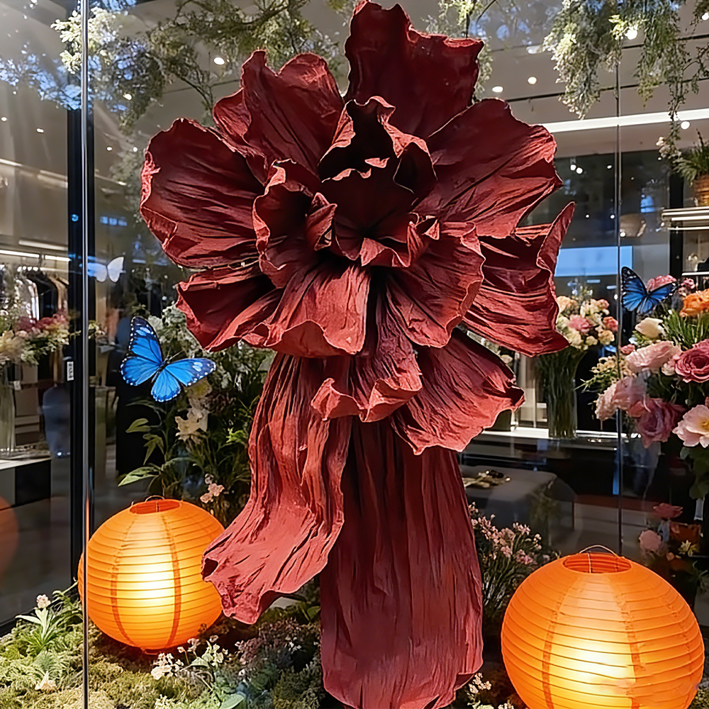 Flowerva Opulent Layer Grace Art Installation