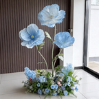 Flowerva Luxe Couture Ruffled Poppy Art Installation
