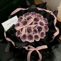 Flowerva Noir Wrap Statement Bouquet Premium Decor