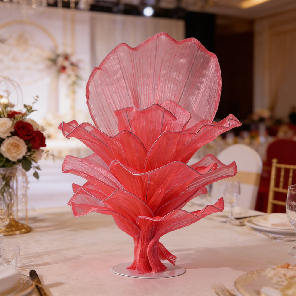 Flowerva Airy Rose Red Veil Eternal Table Flower