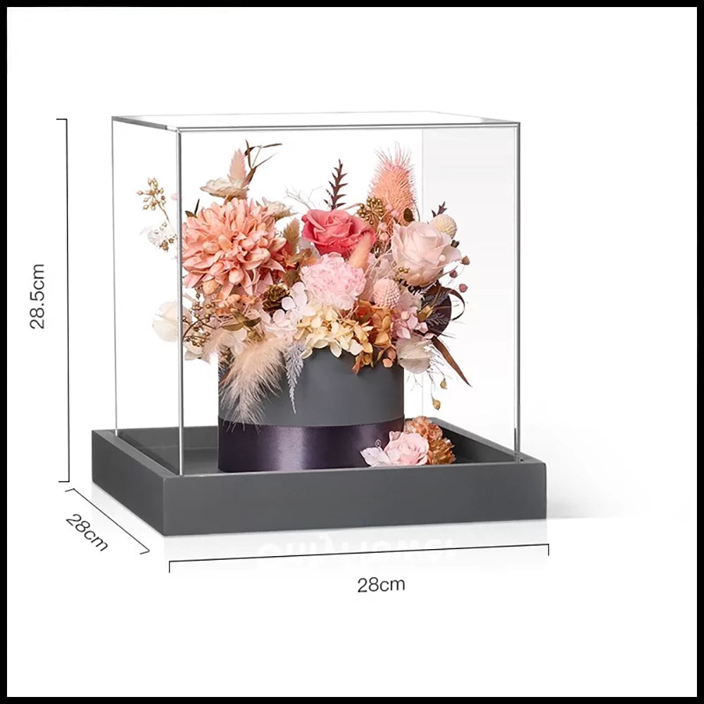 Flowerva Neutral-Tone Dried Arrangement Premium Decor