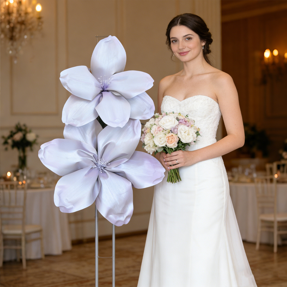 Flowerva Iridescent Pearl Petal Premium Flower