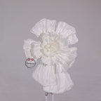 Flowerva Couture Crinkle White Art Installation