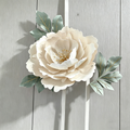 Flowerva Imperial White Peony Premium Flower
