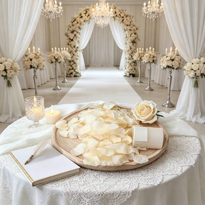 Flowerva  Proposal Scene Decor & Wedding Confetti —Champagne