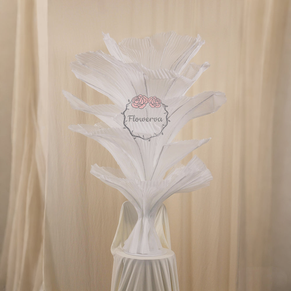 Flowerva Aura Pleat Sculpture Collection Table Flower