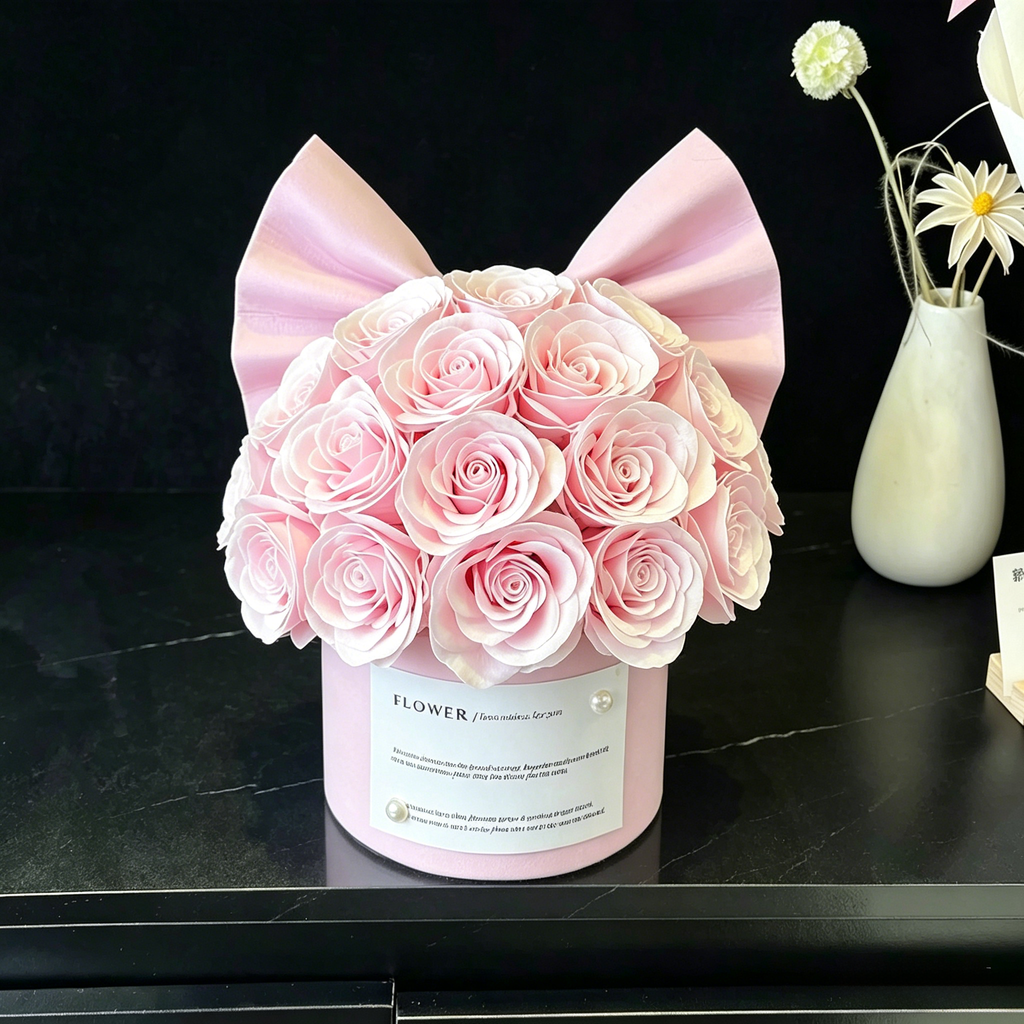 Premium Eternal Rose Bucket Valentine's Gift Box