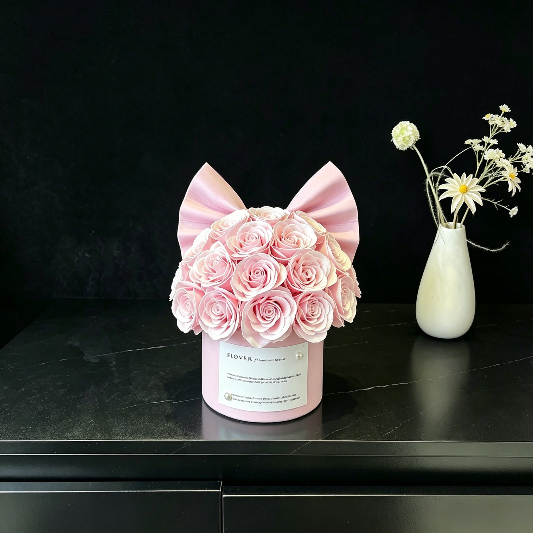 Premium Eternal Rose Bucket Valentine's Gift Box