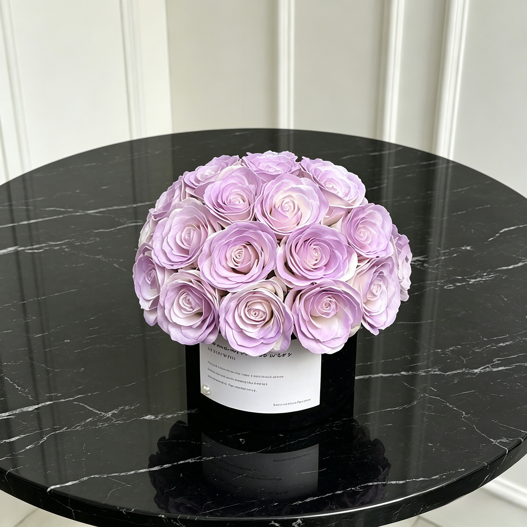 Premium Eternal Rose Bucket Valentine's Gift Box