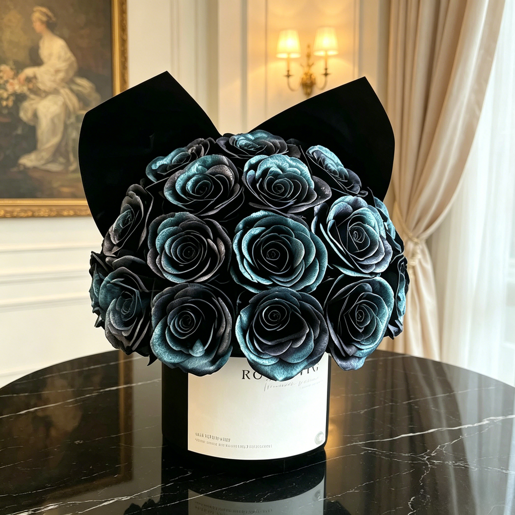 Premium Eternal Rose Bucket Valentine's Gift Box