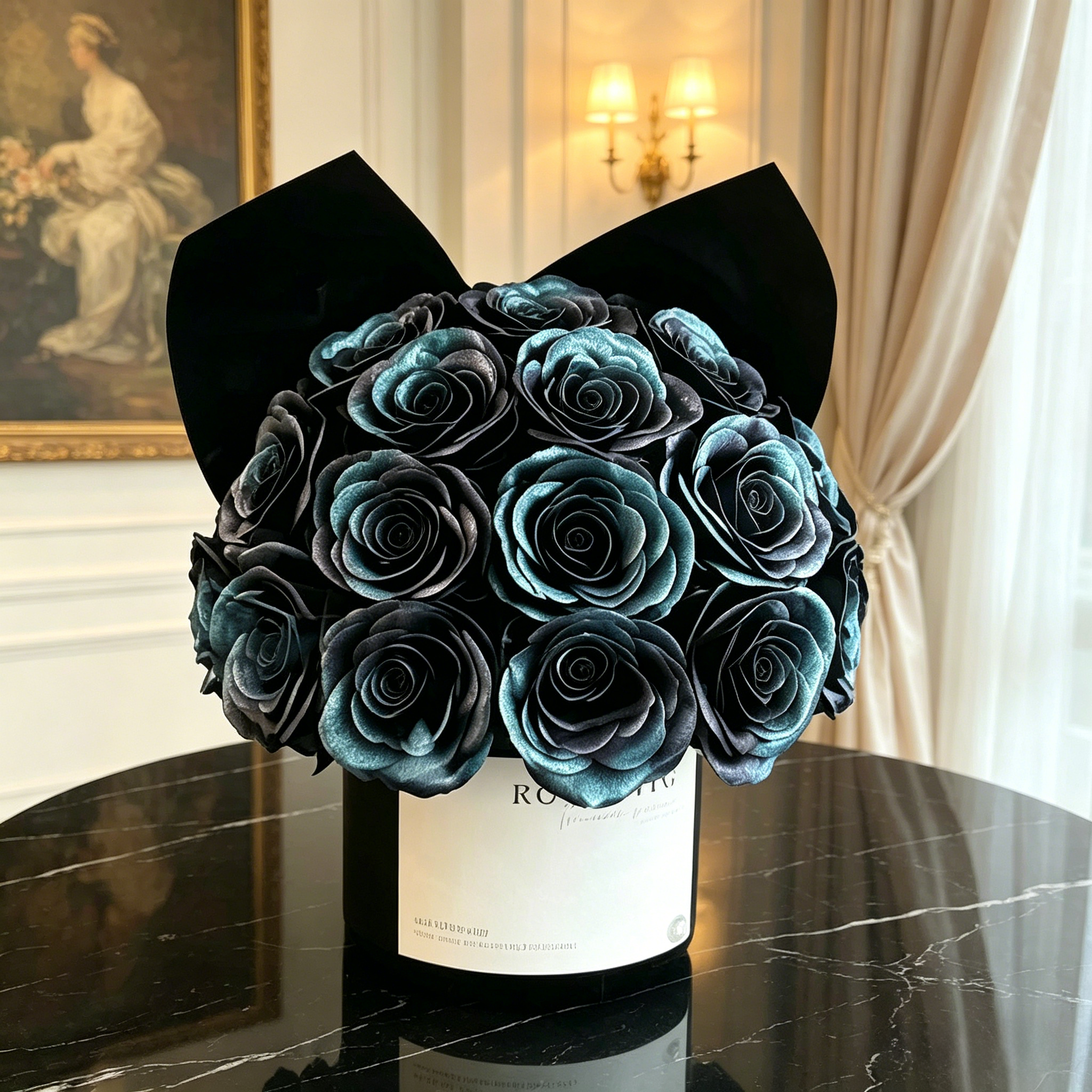 Premium Eternal Rose Bucket Valentine's Gift Box
