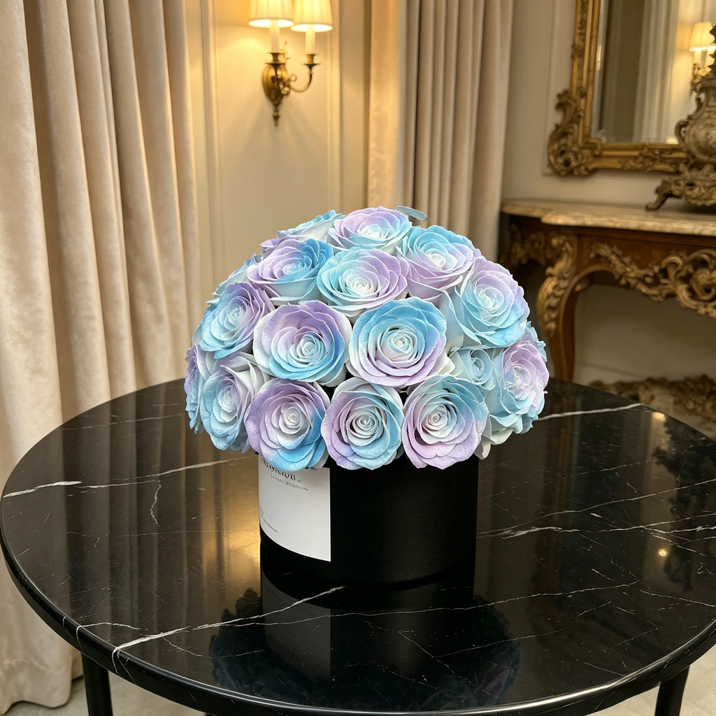 Premium Eternal Rose Bucket Valentine's Gift Box