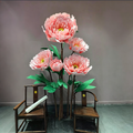 Flowerva Pink Peony Opulence Chroma Sculptural Premium Decor