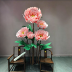 Flowerva Peony Opulence Chroma Sculptural Premium Decor