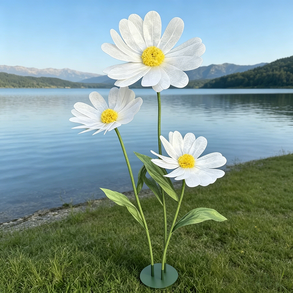 Flowerva Daisy Aetherial Bloom Premium Decor