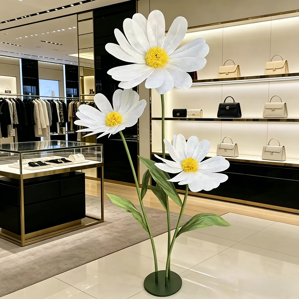 Flowerva Daisy Aetherial Bloom Premium Decor