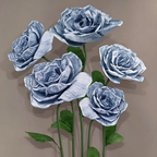 Flowerva Rose Cerulean Drift Premium Decor