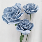 Flowerva Rose Cerulean Drift Premium Decor