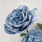 Flowerva Rose Cerulean Drift Premium Decor