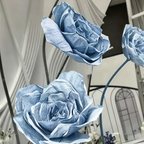 Flowerva Rose Cerulean Drift Premium Decor
