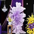 Flowerva Stellar Veil Sculptural Premium Decor