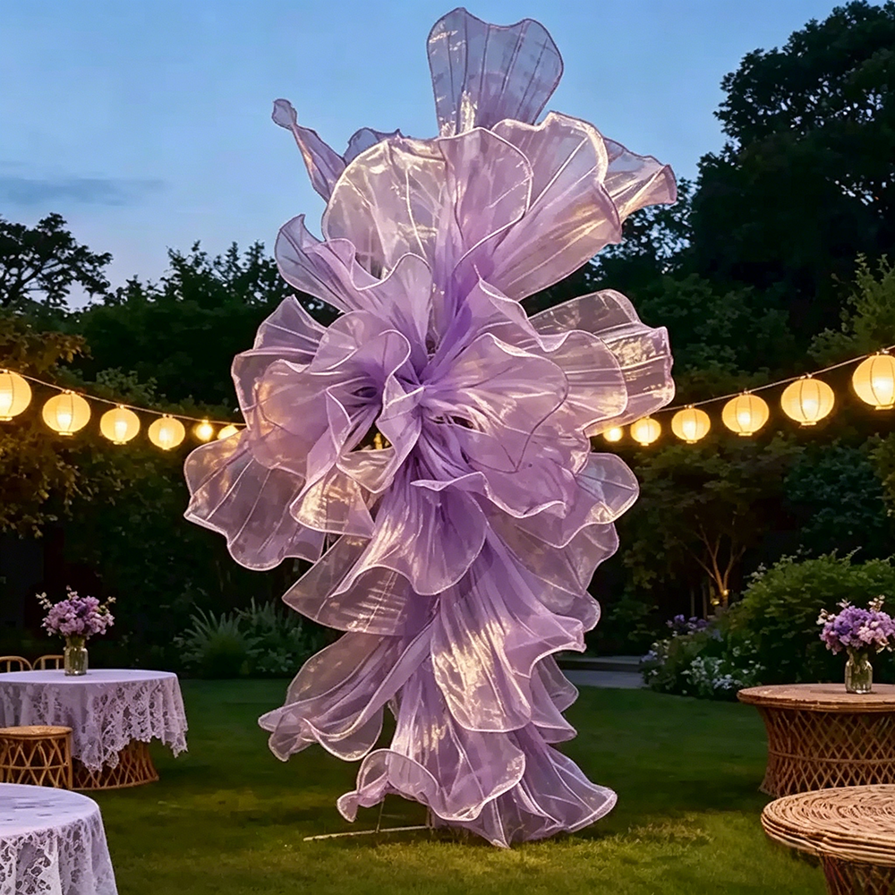 Flowerva Stellar Veil Sculptural Premium Decor