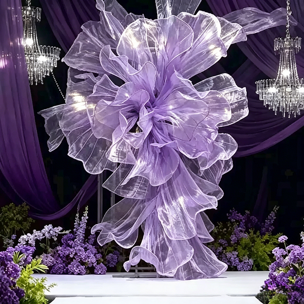 Flowerva Stellar Veil Sculptural Premium Decor