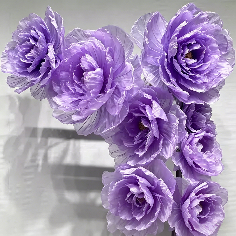 Flowerva Peony Veil Luminara Premium Decor