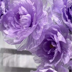 Flowerva Peony Veil Luminara Premium Decor